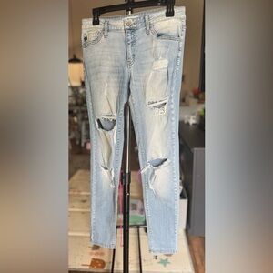 KanCan Light Blue Distressed Skinny Jeans